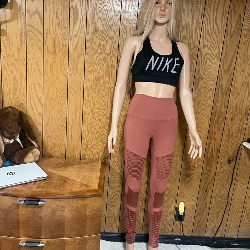 ALO" Yoga Moto Leggings -High Waist - Picture 12 of 16